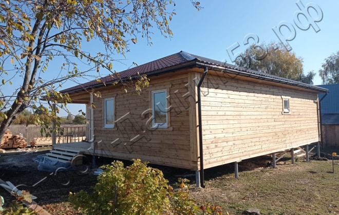 2 Брусовой дом ОД-50, 11х10,5 , 115,5 м², Тульская область, Щекинский район, село Голощапово (1)